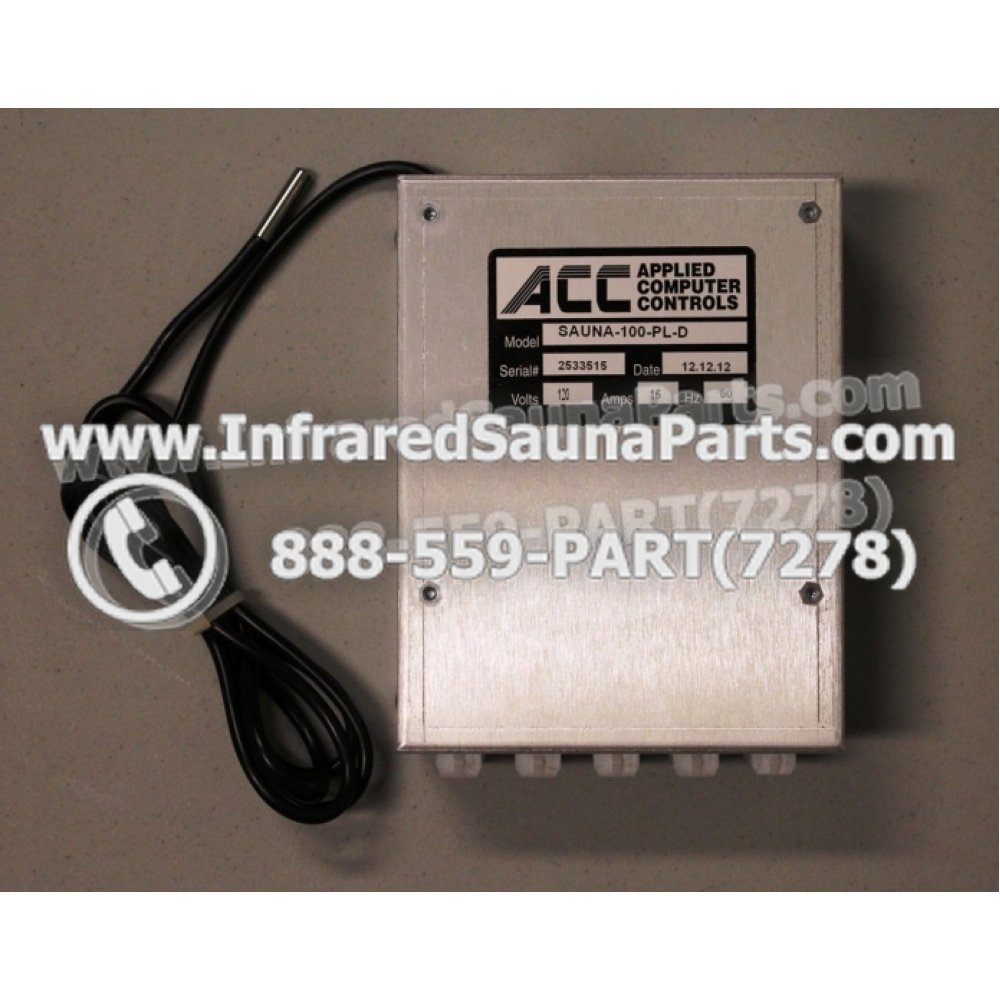 COMPLETE CONTROL POWER BOX 110V / 120V SOFTHEAT INFRARED SAUNA ACC100