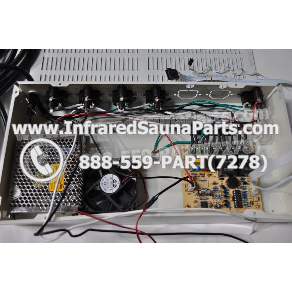 COMPLETE CONTROL POWER BOX WATERSTAR INFRARED SAUNA STYLE 1 WITH ONE