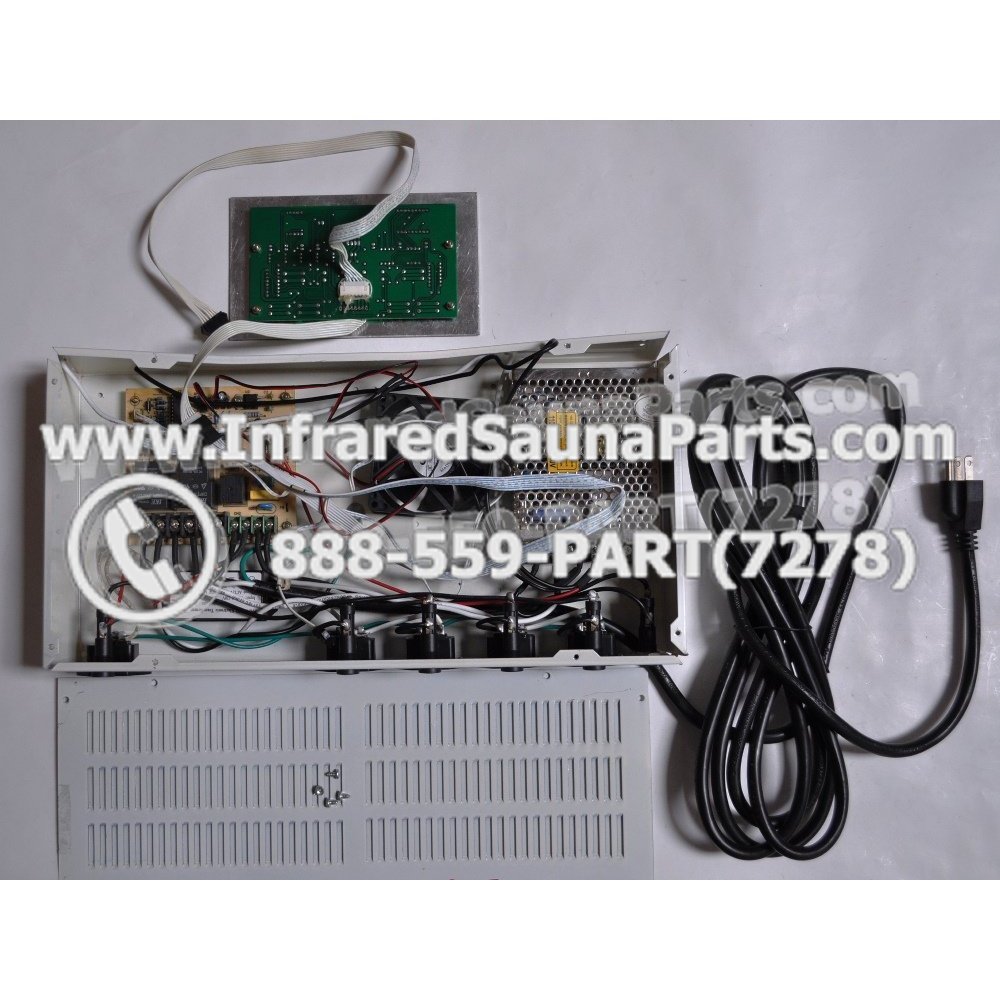 COMPLETE CONTROL POWER BOX WATERSTAR INFRARED SAUNA STYLE 1 WITH ONE