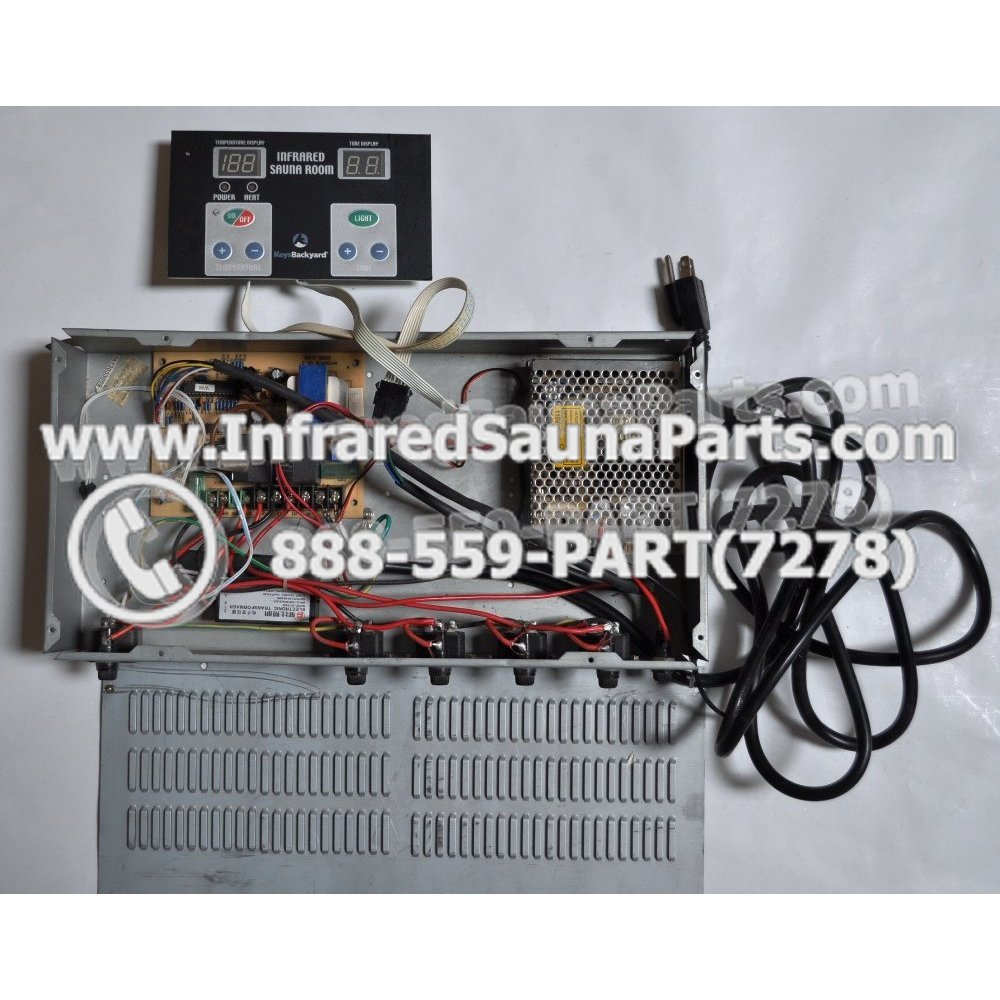 COMPLETE CONTROL POWER BOX WATERSTAR INFRARED SAUNA STYLE 2 WITH ONE