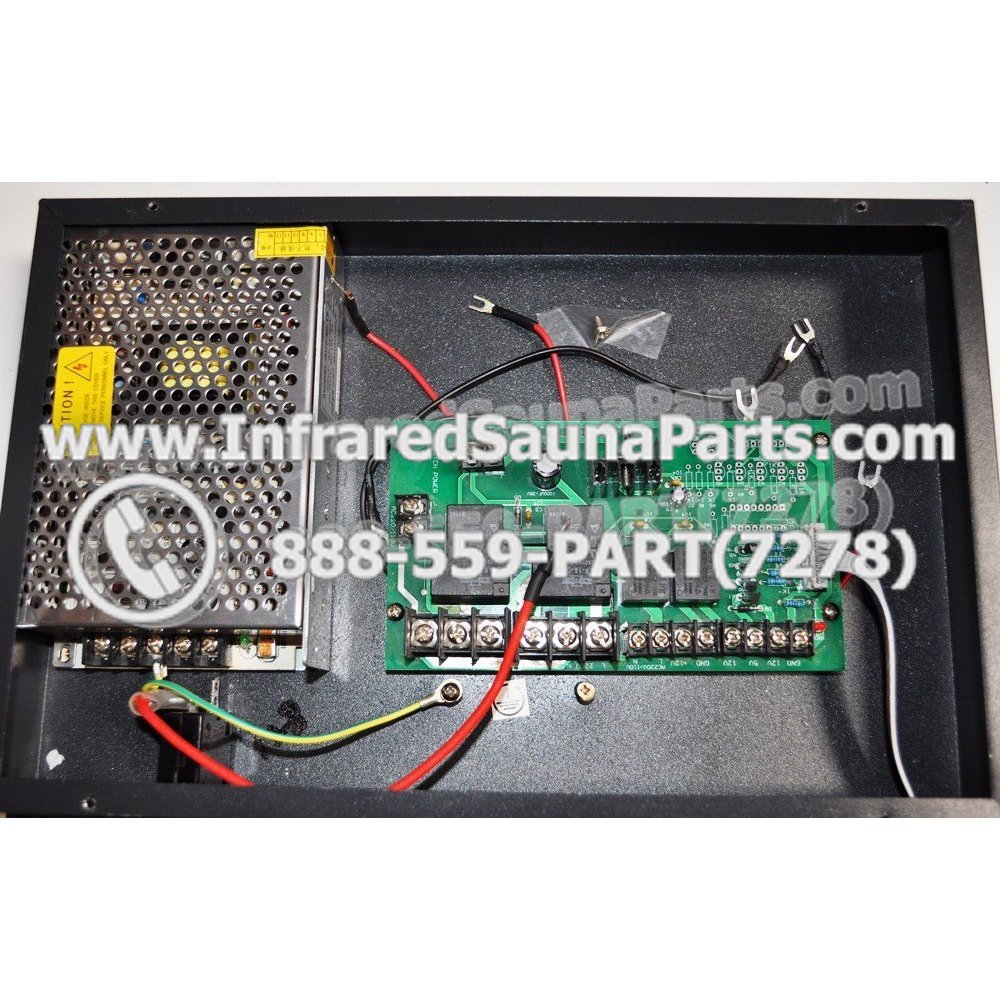 COMPLETE CONTROL POWER BOX 110V / 120V WITH 8 CIRCUIT BOARD PINS