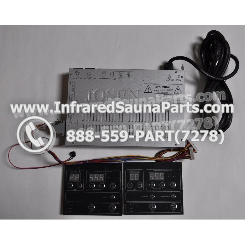 COMPLETE CONTROL POWER BOX WATERSTAR INFRARED SAUNA STYLE 3 WITH TWO