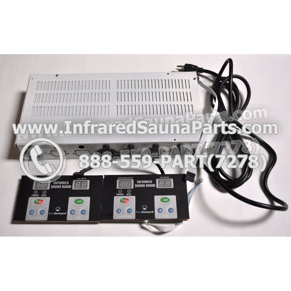 COMPLETE CONTROL POWER BOX WATERSTAR INFRARED SAUNA STYLE 1 WITH TWO