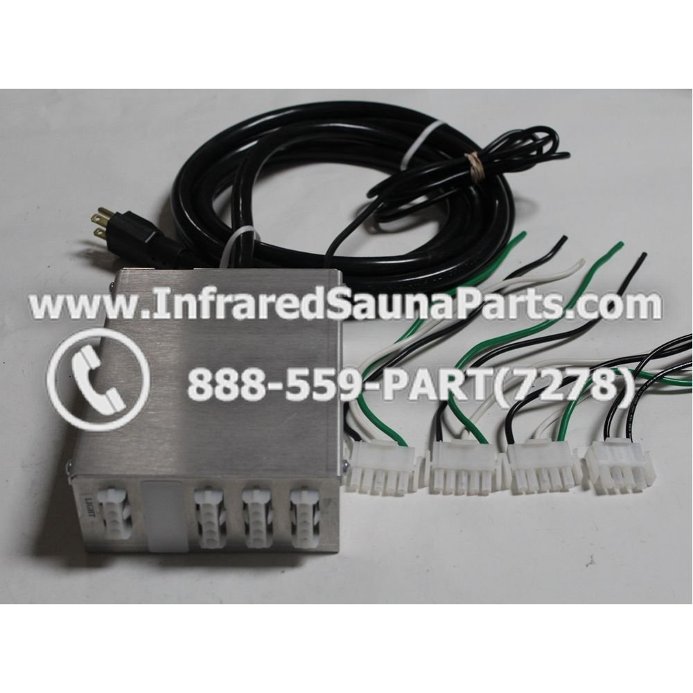 COMPLETE CONTROL POWER BOX 110V / 120V OSAUNA WITHOUT HIGH LIMIT SWITCH COMPLETE CONTROL POWER