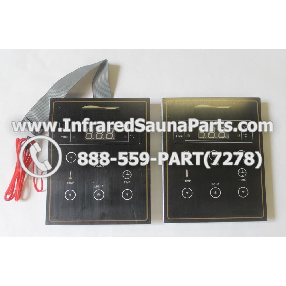 CIRCUIT BOARD WITH FACEPLATE FOR CLEARLIGHT INFRARED SAUNA MODEL HM