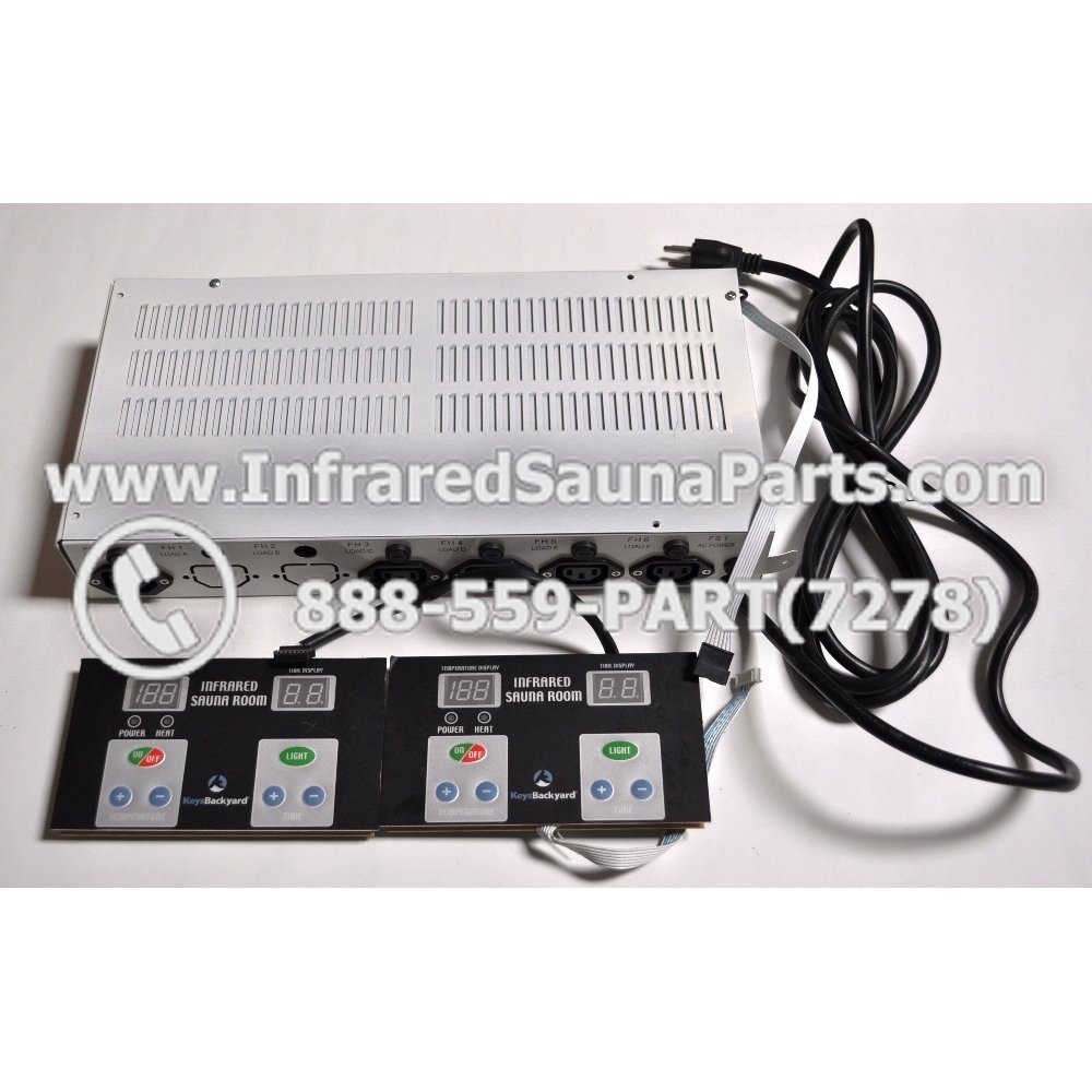 COMPLETE CONTROL POWER BOX JOSEN INFRARED SAUNA STYLE 1 WITH TWO
