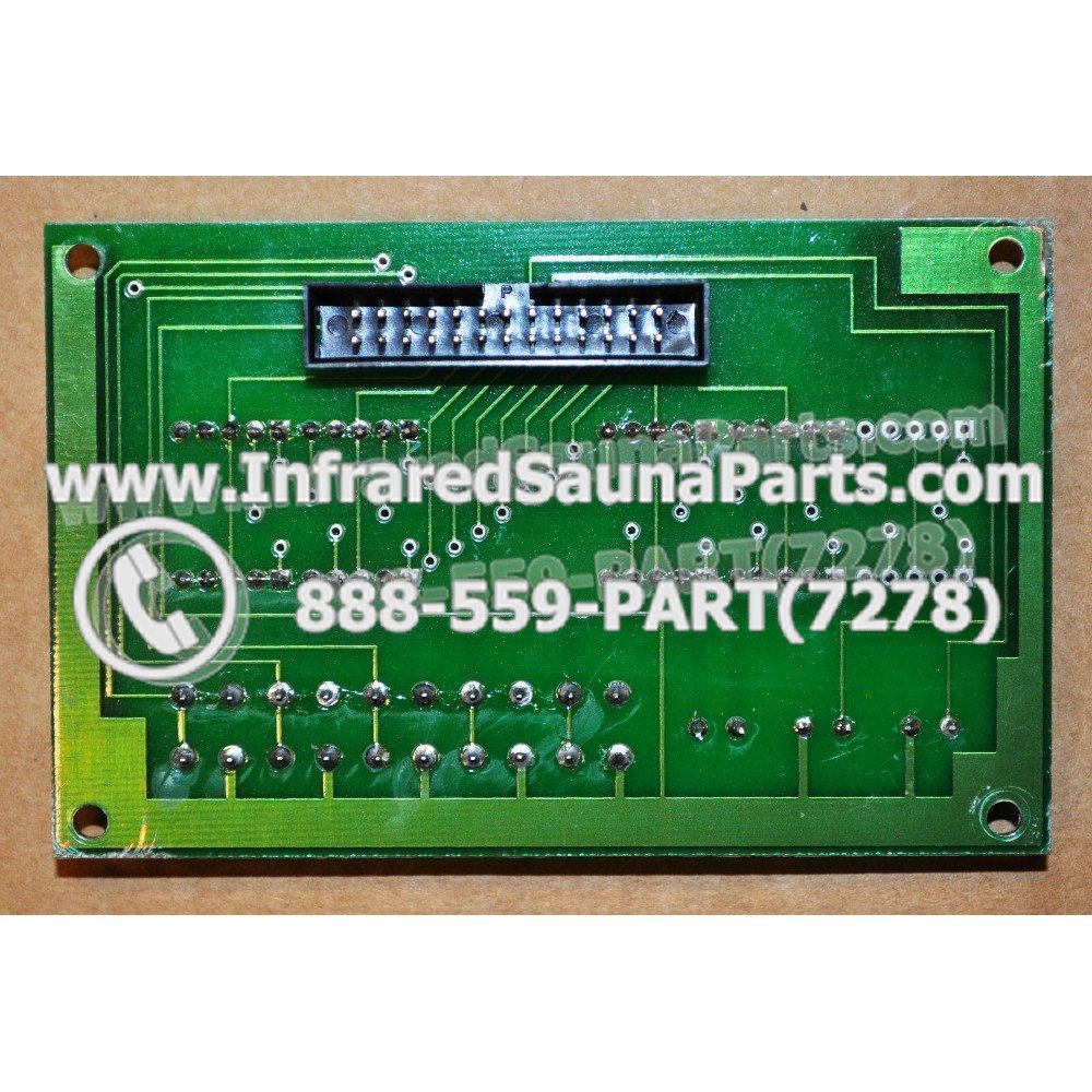 CIRCUIT BOARD WITH FACEPLATE WATERSTAR INFRARED SAUNA 06S10196 CIRCUIT