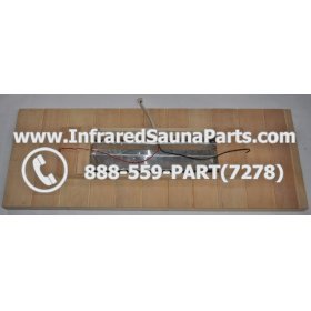 WOOD BENCH HEATERS - Bench 2 - 25" Ceramic Heater Hemlock Wood with Black Grill 2