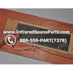 WOOD BENCH HEATERS - Bench 11 -  25.5" Ceramic Heater Cedar Wood with Grey Grill 3