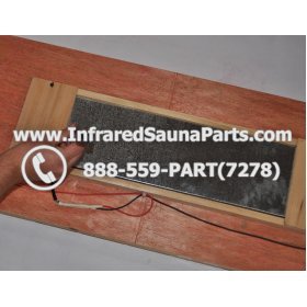 WOOD BENCH HEATERS - Bench 12 - 22" Ceramic Heater Cedar Wood with Grey Grill 3
