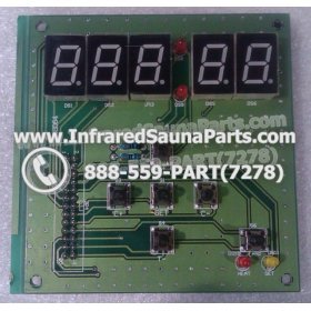 CIRCUIT BOARDS / TOUCH PADS - CIRCUIT BOARD  TOUCHPAD VIDAL INFRARED SAUNA 06S064 3