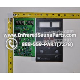 CIRCUIT BOARDS WITH  FACE PLATES - CIRCUIT BOARD WITH FACE PLATE VIDAL INFRARED SAUNA 06S065 2