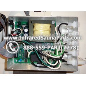 COMPLETE CONTROL POWER BOX WITH CONTROL PANEL - COMPLETE CONTROL POWER BOX  AIRWALL INFRARED SAUNA WITH CONTROL PANEL 7