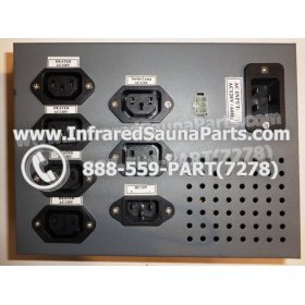 COMPLETE CONTROL POWER BOX WITH CONTROL PANEL - COMPLETE CONTROL POWER BOX  INFRARED SAUNA 110v 120v WITH ONE CONTROL PANEL UNIVERSAL 3