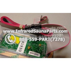 CIRCUIT BOARDS WITH  FACE PLATES - CIRCUIT BOARD WITH FACEPLATE SUNETTE INFRARED SAUNA BLACK 6