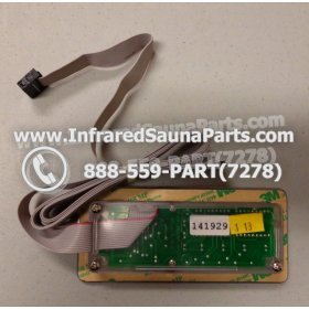 CIRCUIT BOARDS WITH  FACE PLATES - CIRCUIT BOARD  WITH FACEPLATE SUNETTE INFRARED SAUNA WHITE 5