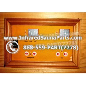 CIRCUIT BOARDS WITH  FACE PLATES - CIRCUIT BOARD WITH FACE PLATE VIDAL  INFRARED SAUNA 10J0460 4