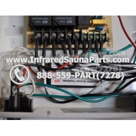 COMPLETE CONTROL POWER BOX 110V / 120V - COMPLETE CONTROL POWER BOX 110V / 120V CAL SAUNA INFRARED SAUNA STYLE 1 9