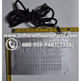 COMPLETE CONTROL POWER BOX 110V / 120V - COMPLETE CONTROL POWER BOX 110V / 120V SUNMATE INFRARED SAUNA STYLE 3 2