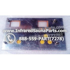 FACE PLATES - FACEPLATE FOR CIRCUIT BOARD LUX INFRARED SAUNA 10J0460 3