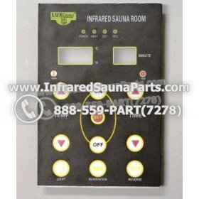 FACE PLATES - FACEPLATE FOR CIRCUIT BOARD LUX INFRARED SAUNA 1