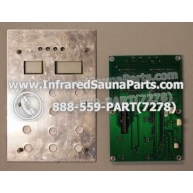 CIRCUIT BOARDS WITH  FACE PLATES - CIRCUIT BOARD WITH FACE PLATE LUX INFRARED SAUNA MAIN 2