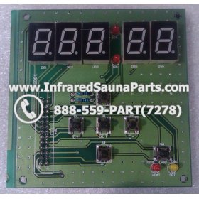 CIRCUIT BOARDS / TOUCH PADS - CIRCUIT BOARD  TOUCHPAD ZENAWAKENING INFRARED SAUNA 06S064 3