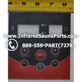 FACE PLATES - FACEPLATE FOR CIRCUIT BOARD HYDRA INFRARED SAUNA 06S064 3