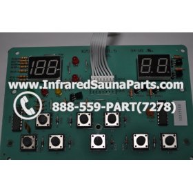 CIRCUIT BOARDS WITH  FACE PLATES - CIRCUIT BOARD WITH FACE PLATE ZENAWAKENING INFRARED SAUNA XZSN1DB V1.5 4