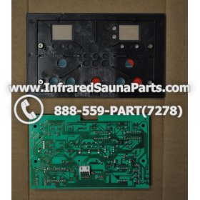 CIRCUIT BOARDS WITH  FACE PLATES - CIRCUIT BOARD WITH FACE PLATE SAUNAGEN INFRARED SAUNA WXYZLYCA23V10 2