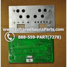 CIRCUIT BOARDS WITH  FACE PLATES - CIRCUIT BOARD WITH FACE PLATE SAUNAGEN INFRARED SAUNA NYSN2DB V3.2F 2