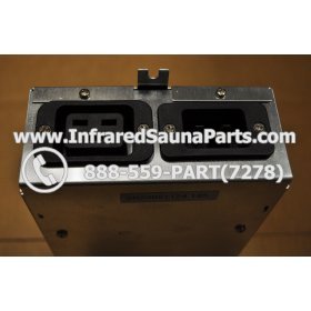 COMPLETE CONTROL POWER BOX WITH CONTROL PANEL - COMPLETE CONTROL POWER BOX NIRVANA SAUNAS 110V  220V SN20051124185 WITH CIRCUIT BOARD SN 20051124279 AND FACEPLATE AND REMOTE CONTROL 30