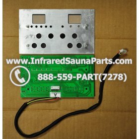 CIRCUIT BOARDS WITH  FACE PLATES - CIRCUIT BOARD WITH FACE PLATE SAUNAGEN INFRARED SAUNA NYSN2DB V3.2F AND WIRE 2