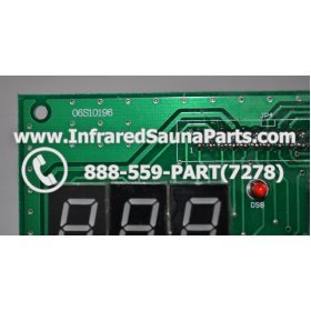 CIRCUIT BOARDS / TOUCH PADS - CIRCUIT BOARD  TOUCHPAD HYDRA INFRARED SAUNA 06S10196 2