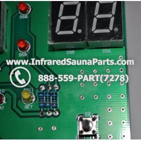 CIRCUIT BOARDS / TOUCH PADS - CIRCUIT BOARD  TOUCHPAD ZENAWAKENING INFRARED SAUNA 06S085 2
