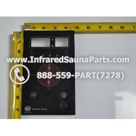 FACE PLATES - FACEPLATE FOR CIRCUIT BOARD HYDRA INFRARED SAUNA 06S065 2