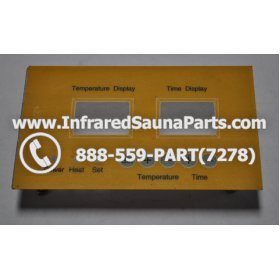 FACE PLATES - FACEPLATE FOR CIRCUIT BOARD HYDRA INFRARED SAUNA  WSP4 2
