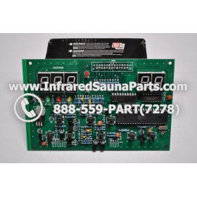 CIRCUIT BOARDS WITH  FACE PLATES - CIRCUIT BOARD WITH FACE PLATE HYDRA  INFRARED SAUNA 10J0460 2
