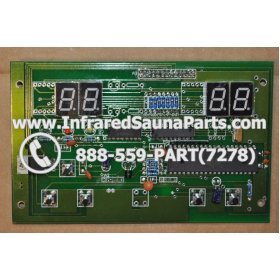 CIRCUIT BOARDS WITH  FACE PLATES - CIRCUIT BOARD WITH FACEPLATE  VIDAL INFRARED SAUNA   LYQPCB 7