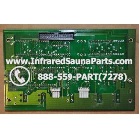 CIRCUIT BOARDS WITH  FACE PLATES - CIRCUIT BOARD WITH FACEPLATE  VIDAL INFRARED SAUNA   LYQPCB 8