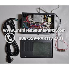 COMPLETE CONTROL POWER BOX 110V / 120V - COMPLETE CONTROL POWER BOX 110V / 120V SAUNAGEN INFRARED SAUNA  WITH 7 CIRCUIT BOARD PINS  6 FEMALE PLUGS 22