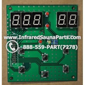 CIRCUIT BOARDS / TOUCH PADS - CIRCUIT BOARD  TOUCHPAD HYDRA INFRARED SAUNA 06S085 5