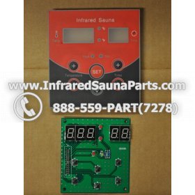 CIRCUIT BOARDS WITH  FACE PLATES - CIRCUIT BOARD WITH FACE PLATE HYDRA INFRARED SAUNA  06S085 6
