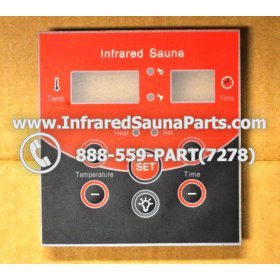 FACE PLATES - FACEPLATE FOR CIRCUIT BOARD HYDRA INFRARED SAUNA 06S064 4