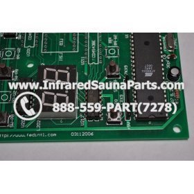 CIRCUIT BOARDS / TOUCH PADS - CIRCUIT BOARD  TOUCHPAD PRECISION THERAPY  INFRARED SAUNA 03112006 3