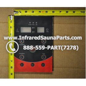 FACE PLATES - FACEPLATE FOR CIRCUIT BOARD HYDRA INFRARED SAUNA  06S084 2