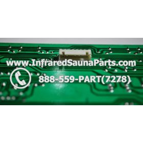 CIRCUIT BOARDS / TOUCH PADS - CIRCUIT BOARD  TOUCHPAD SAUNAGEN INFRARED SAUNA NYSN-DBF V6.0 5