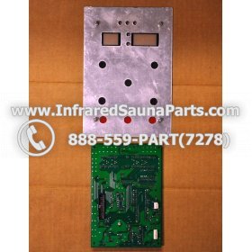CIRCUIT BOARDS WITH  FACE PLATES - CIRCUIT BOARD WITH FACE PLATE ZENAWAKENING INFRARED SAUNA 06S084 2