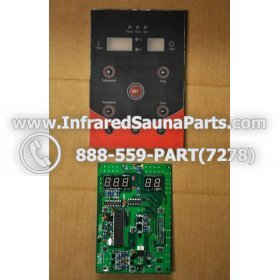 CIRCUIT BOARDS WITH  FACE PLATES - CIRCUIT BOARD WITH FACE PLATE ZENAWAKENING INFRARED SAUNA 06S084 3