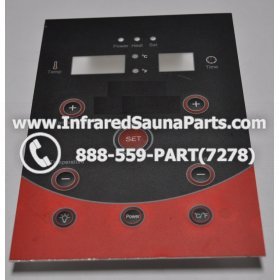 FACE PLATES - FACEPLATE FOR CIRCUIT BOARD HYDRA INFRARED SAUNA  06S084 3